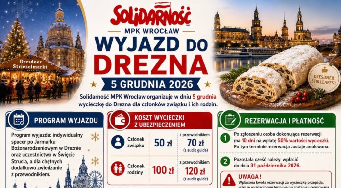 Wyjazd do Drezna 5.12.2026
